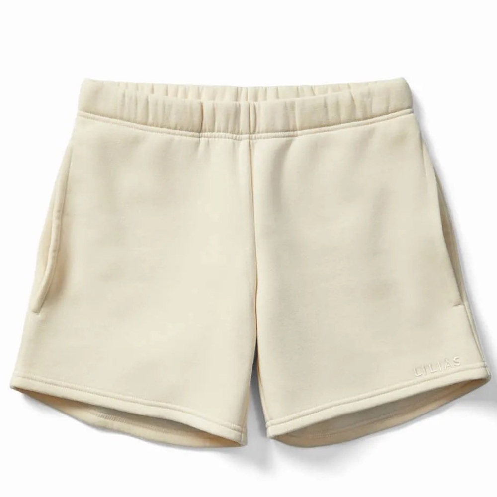 LIMITED EDITION Lilias Active x Cassie Randolph Sand Vital Sweat Shorts Size S